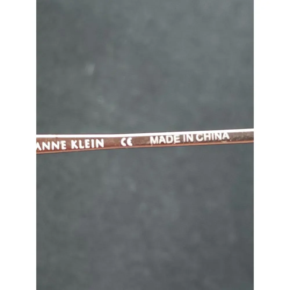 Anne Klein Eyeglasses AK9038 K1536-S Satin Cola Oval Half Rim Metal Frame...